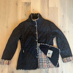 Women’s Burberry Quilted Coat — SZ S